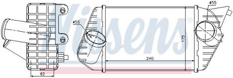 Радіатор наддуву NISSENS 96700