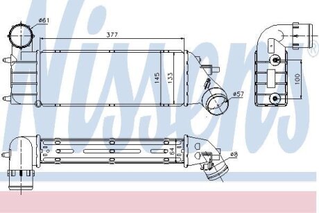 Радіатор наддуву NISSENS 96766