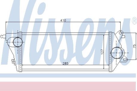 Радіатор наддуву NISSENS 96776