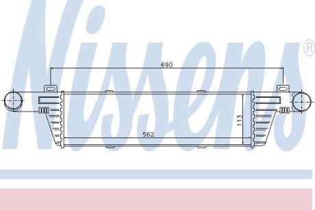 Радіатор наддуву NISSENS 96860