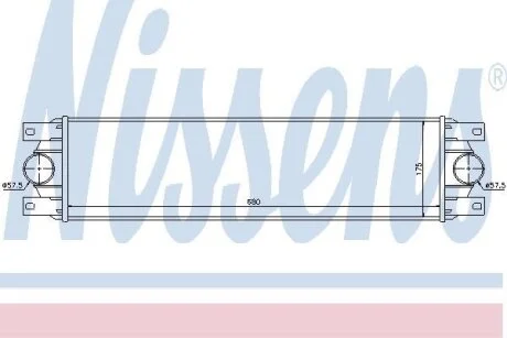 Интеркулер NISSAN, OPEL, RENAULT NISSENS 96890