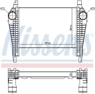 Радіатор охолоджування NISSENS 97064