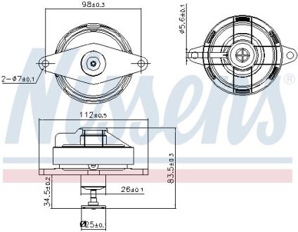 Клапан EGR OPEL ASTRA G/OMEGA B/VECTRA B 96- 2.0-2,2DTI NISSENS 98197