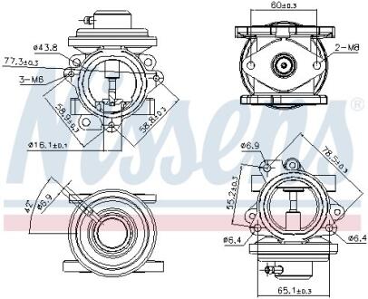 Клапан EGR First Fit NISSENS 98294