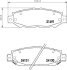 Гальмівні колодки LEXUS GS,IS,SC 97- NISSHINBO NP1027 (фото 1)