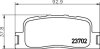 Колодки гальмівні дискові задні Camry 2.0, 2.4 (01-06) NISSHINBO NP1030 (фото 1)
