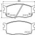 Гальмівні колодки HYUDNAI/KIA Accent/i20/Rio \&#039;\&#039;F \&#039;\&#039;05-11 PR2 NISSHINBO NP6084 (фото 1)