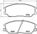 Колодки гальмівні дискові передние Hyundai Terracan 2.9, 3.5 (03-06) NISSHINBO NP6092 (фото 1)