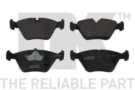 Гальмівні колодки дискові перед. BMW 5 (E34), 7 (E32), Z3 (E36) 1.8-5.0 01.88- NK 221508