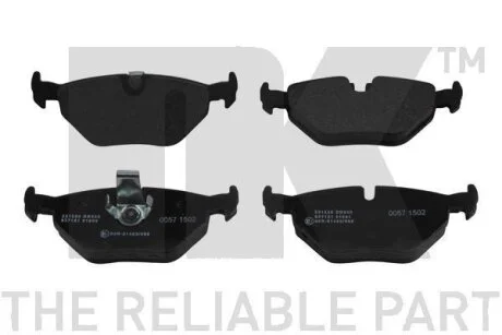 Тормозные колодки задние (17.0mm) BMW 520/523/528/525TDS (E39) 95- (ATE) NK 221520