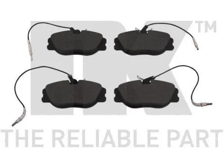 Гальмівнi колодки диск. Fiat Scudo 94-02 з датч. NK 221941