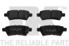Колодки гальмівні Nissan Navara/Pathfinder 2.5/4.0 05- NK 222265 (фото 1)