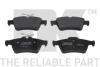 Колодки тормозные задние (16.6 мм) Ford C-Max Focus Mazda 3 Opel Vectra C 04- NK 222562 (фото 1)