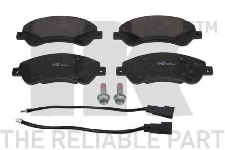 Тормозные колодки передние (18.8mm) Ford Tranzit 2.2Tdci, 2.4 Tdci 06- NK 222564