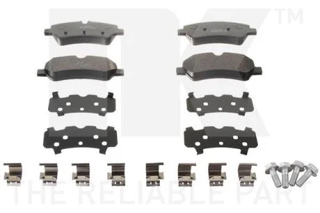 Гальмівнi колодки дискові зад. Ford Tranzit 2.2D 04.12- NK 222578