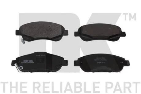 Гальмівні колодки дискові перед. Honda Cr-V III 2.2 Ctdi 07- NK 222640