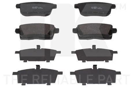 Колодки гальмiвнi зад. Mazda CX-7 2.3IT 06-, CX-9 06- NK 223257