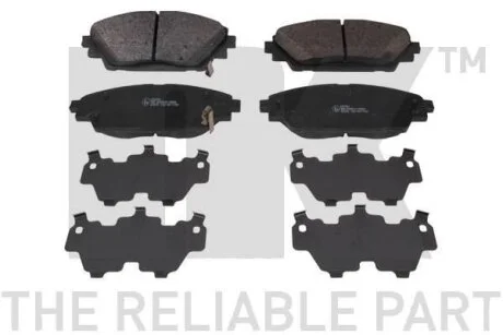 Гальмівнi колодки дисковi перед. Mazda 3 1.5/2.0/2.2D 09.13- NK 223261