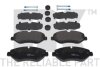 Колодки тормозные передние (система BREMBO) MB Sprinter (906) VW Crafter 06- NK 223362 (фото 1)