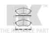 Тормозные колодки передние (17.5mm) Hyundai Sonata Elantra Matrix Coupe 96- NK 223412 (фото 1)