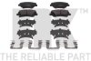 Гальмівні колодки диск.передні Hyundai i30, Kia Ceed,Rio III,Sorento II 1.1CRDi-2.4i 09- NK 223443 (фото 1)