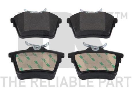 Тормозные колодки задние (17.8mm) Peugeot 407 1.6/1.8/2.0 04- NK 223745