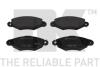 Тормозные колодки передние (17.3mm) Citroen Xsara 1.4i 97-(Bendix)Renault Kangoo NK 223938 (фото 1)