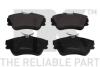 Тормозные колодки передние (19.2mm) VW T4 09/90-(диск 15 невентилируемый)(Luc.) NK 224731 (фото 1)
