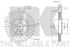 Диск гальмівний невентильований NK 314760 (фото 3)
