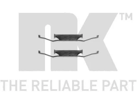 К-кт уст. колодок гальм. Bmw 518-535 (E28) 81-88/VW T-4 NK 7915054