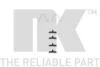 Комплект приладдя, Накладка дискового гальма NK 7932270 (фото 1)