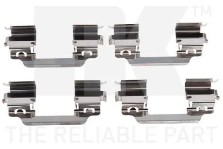 Комплект приладдя, накладка дискового гальма NK 7933649