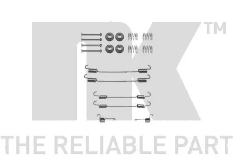 Комплект приладдя, колодка стоянкового гальма NK 7937750