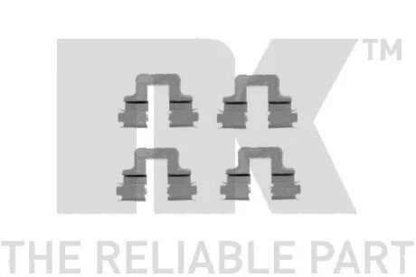 Монтажний комплект колодок дискових NK 7947606