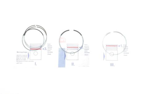 Кільця поршневі NPR 120035000800