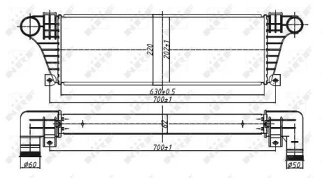 Датчик, кількість обертів колеса NRF 30097