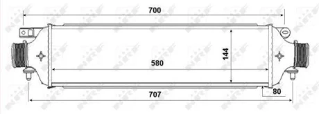 Комплект декоративних/захисних накладок NRF 30788