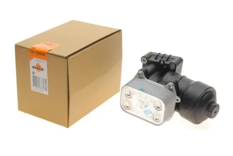 Корпус маслянного фильтра (с радиатором) (+2 прокладки) VAG 1.6-2.0 TDI 09- NRF 31355