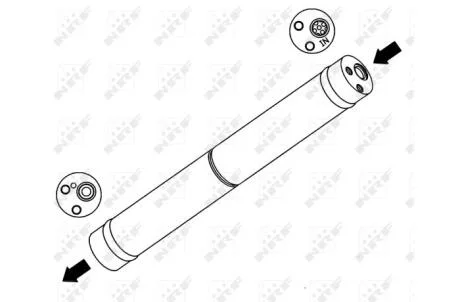 Шланг подачі наддувального повітря NRF 33141