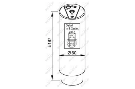 Осушувач,кондиціонер NRF 33327