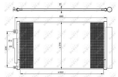 Колодки тормозные передние дисковые NRF 350071