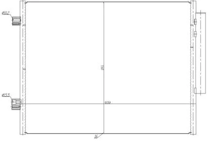 Конденсатор, система кондиціонування повітря NRF 350458