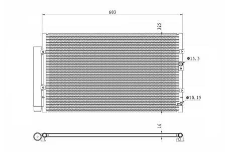 Конденсатор, система кондиціонування повітря NRF 350487