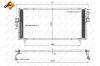 Конденсатор кондиционера NISSAN Primera 96- NRF 35195 (фото 1)