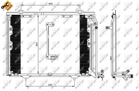 Радіатор кондиціонера NRF 35214