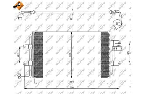 Конденсатор, кондиционер NRF 35300