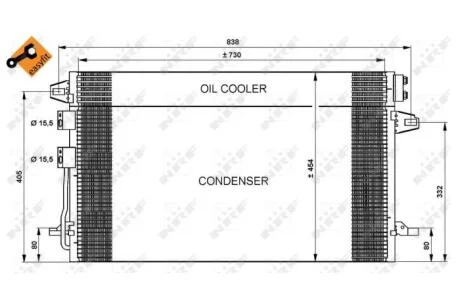 Конденсатор, кондиціонер NRF 35617