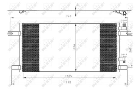 Радіатори та інтеркулера NRF 35647