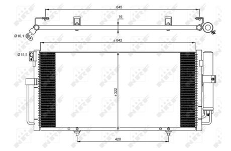 Конденсатор, кондиционер NRF 35875