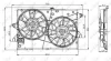 Вентилятор, охлаждение двигателя NRF 47003 (фото 1)